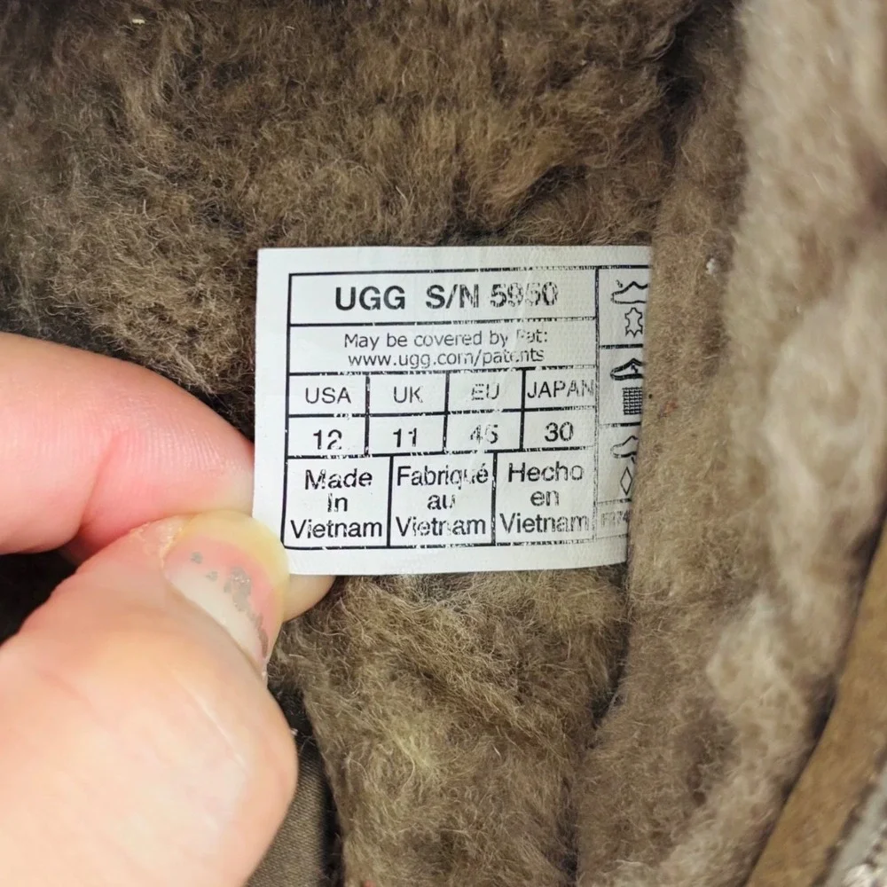 UGG check upcycled comfort